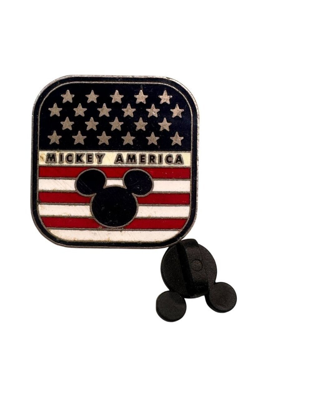 Disney Mickey Mouse Icon America Trading Pin 2000 4th July Flag Badge